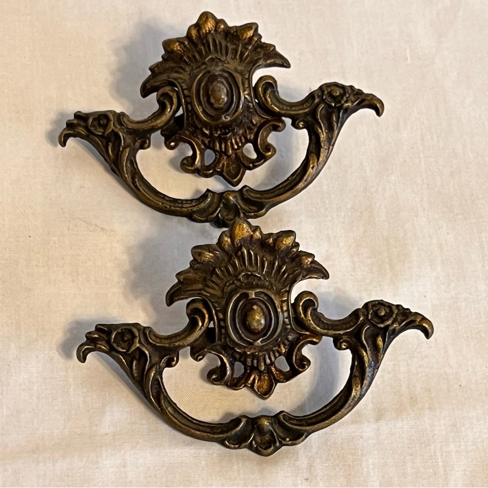 Vintage Brass Wall Decor Set